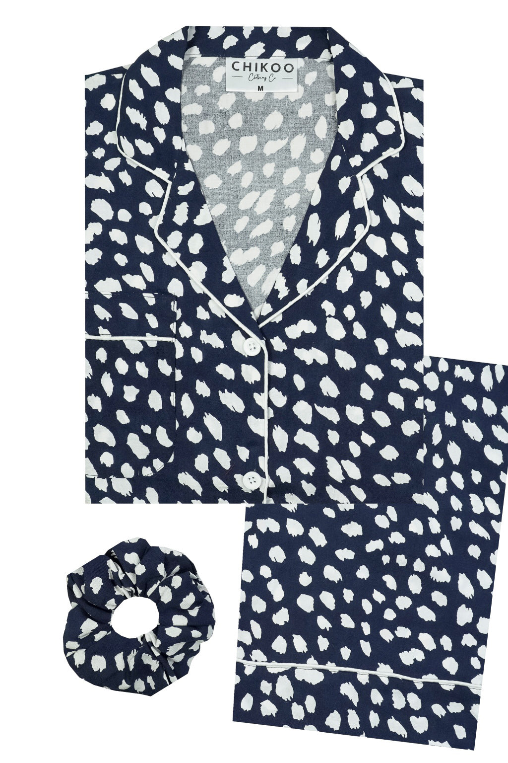 Blue Allover Pj Set