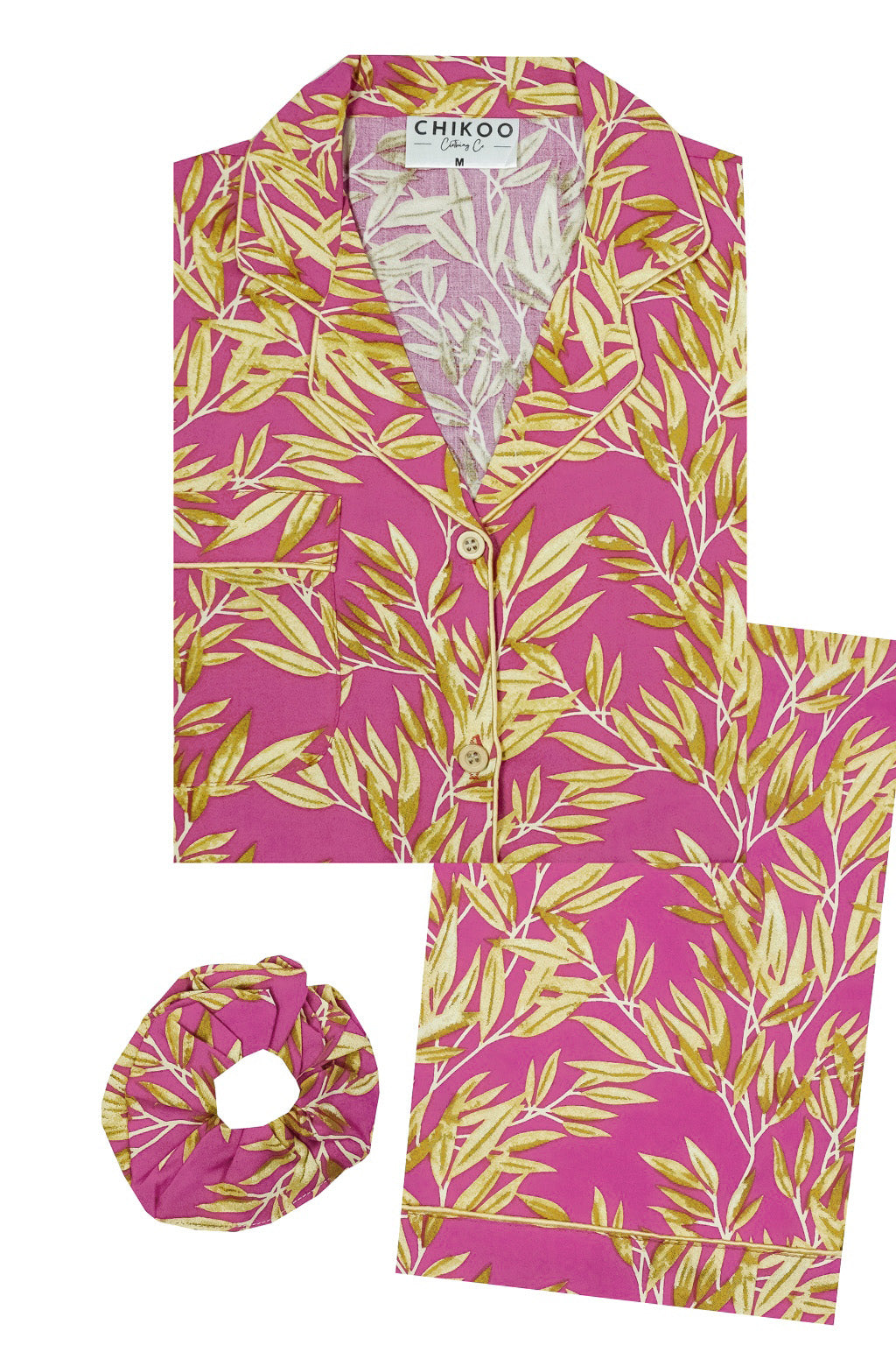 Pink Gold Pj Set