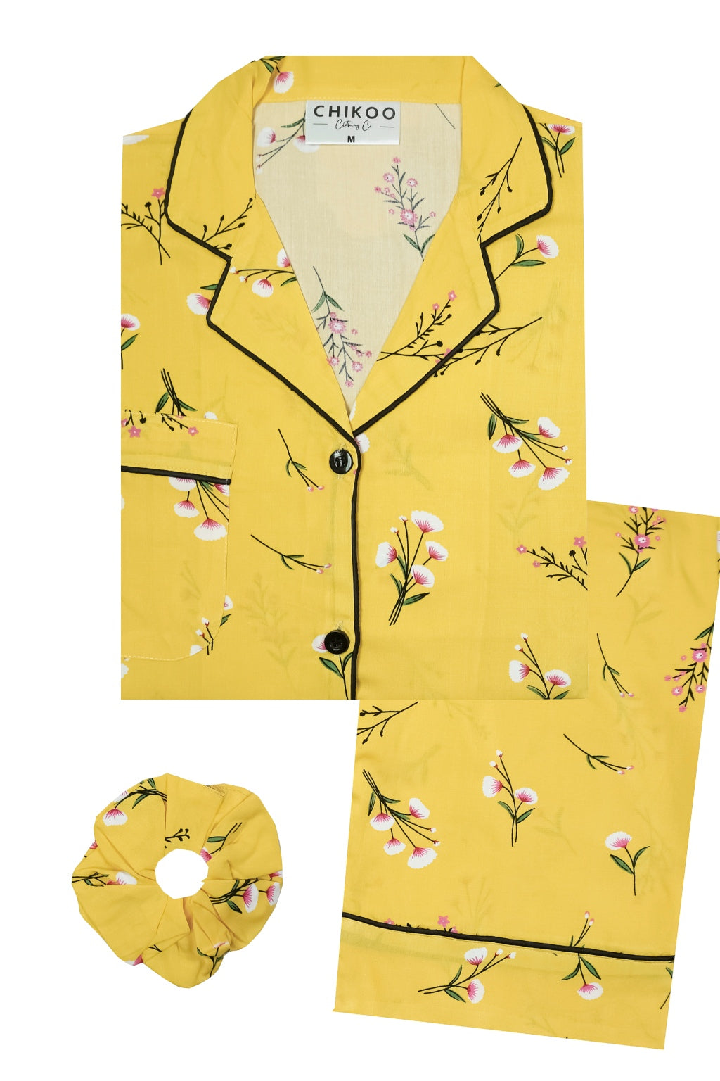 Yellow Charm Pj Set