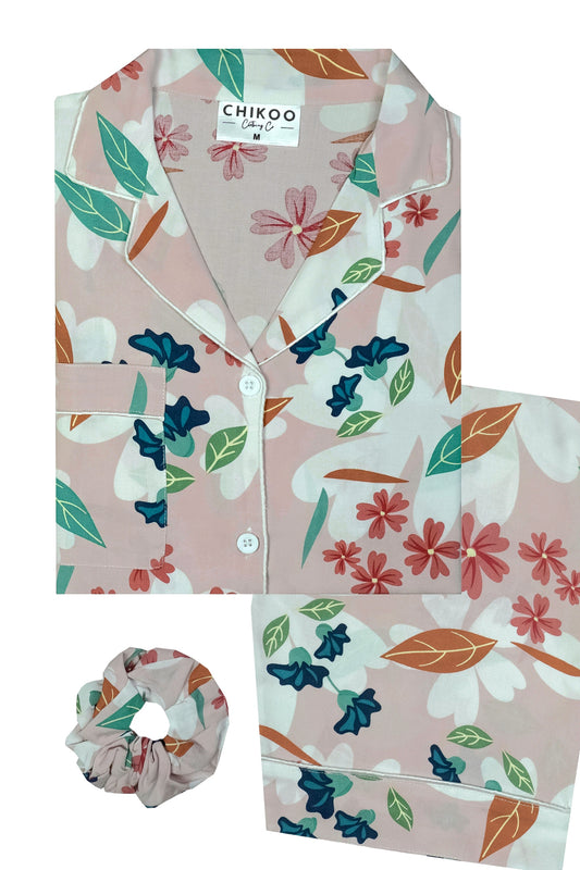 Pastel Bloom PJ Set