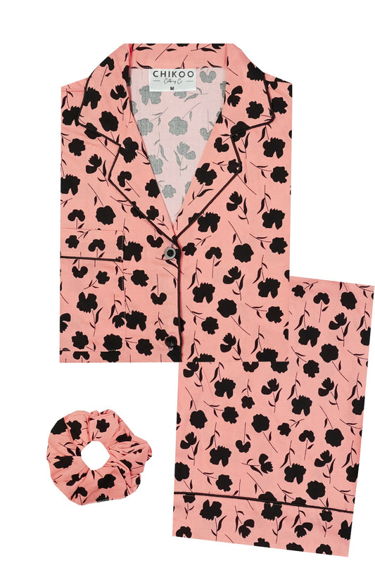 Pink Petals Pj Set
